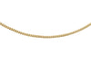 18ct Yellow Gold 35 Diamond Cut Curb Chain