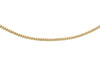 18ct Yellow Gold 30 Slim Diamond Cut Curb Chain
