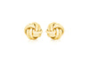 18ct Yellow Gold 9mm Knot Stud Earrings