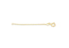 Gold Plated Sterling Silver Extension Chain for Necklaces, Pendants, Chains and Bracelets