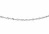 Sterling Silver 30 Diamond Cut Twist Curb Chain