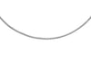 Sterling Silver 25 Rhodium Plated Panza Curb Chain
