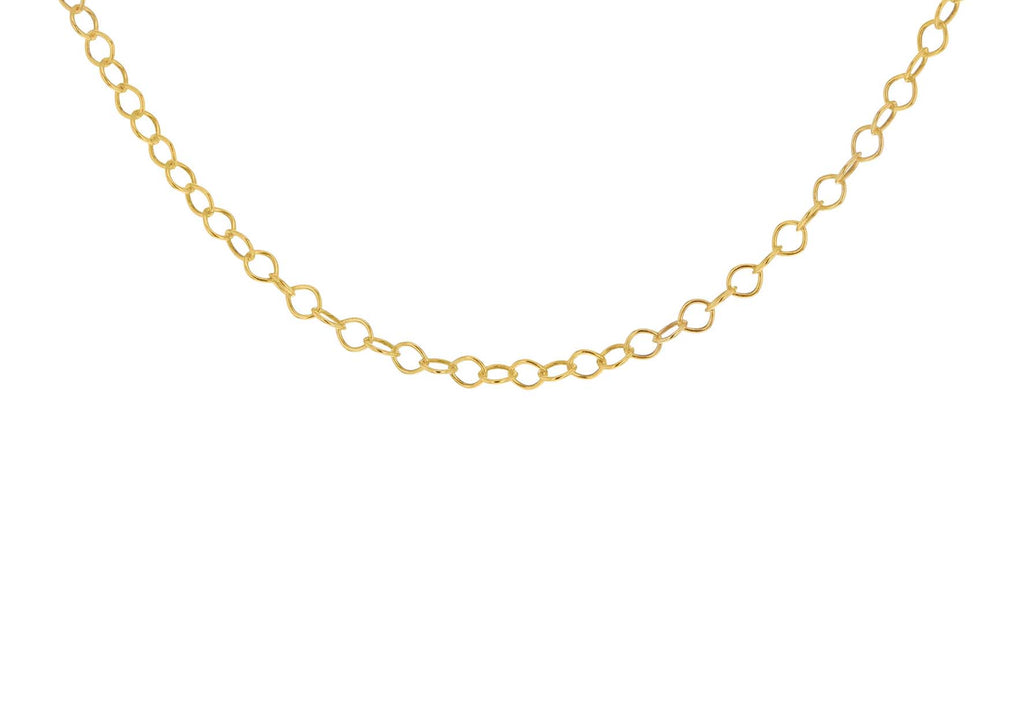 Sterling Silver Yellow Gold Plated 30 Belcher  Chain 41m/16"9