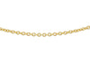 Sterling Silver Yellow Gold Plated 25 Fine Belcher Chain