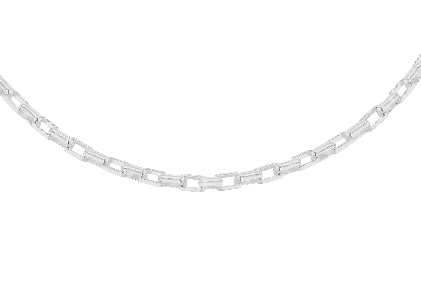 Sterling Silver Square Belcher Box Chain