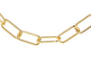 Sterling Silver Rhodium Plated Twist Link Paper Chain