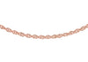Sterling Silver Rose Gold Plated 1.8mm Prince of Wales Chain 46m/18"9