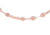 Sterling Silver Rose Gold Plated Flat Mirror 2.6mm Link Chain 51m/20"9