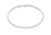 Sterling Silver 250 Poporn Chain Bracelet 19m/7.5"9