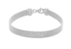 Yellow Gold Plated Sterling Silver Diamond Cut Reversible Bracelet