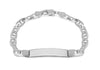 Sterling Silver Rambo Chain 36mm x 8mm ID Bracelet 20m/8"9