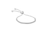 Sterling Silver Snake and Box Chain Adjustable Slider Bracelet 23m/9"9