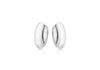 Sterling Silver Plain Hoop Creole Earrings