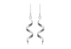 SILVER ORK SREW DROP EARRing