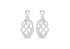 SILVER WIRE BALL DROP EARRing
