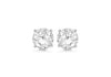 SILVER ROUND Zirconia  EARRing