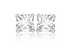SILVER 7MM SQUARE W/Zirconia  EARRing