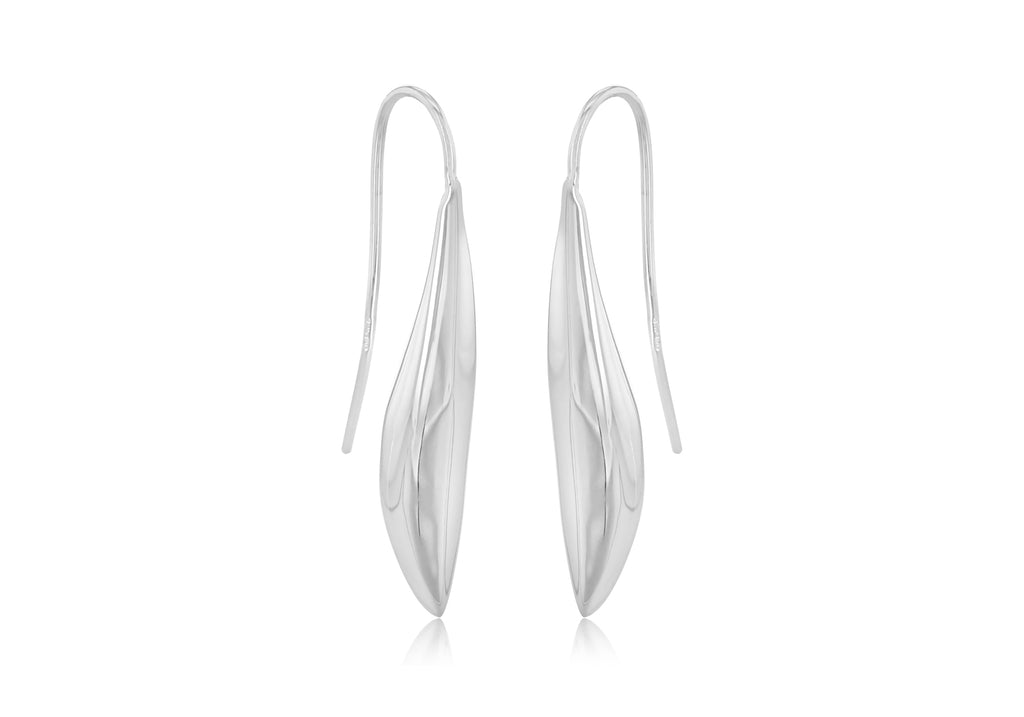 Sterling Silver Organic Bomb Earrings 