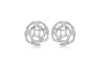SILVER SWIRL STUD EARRing