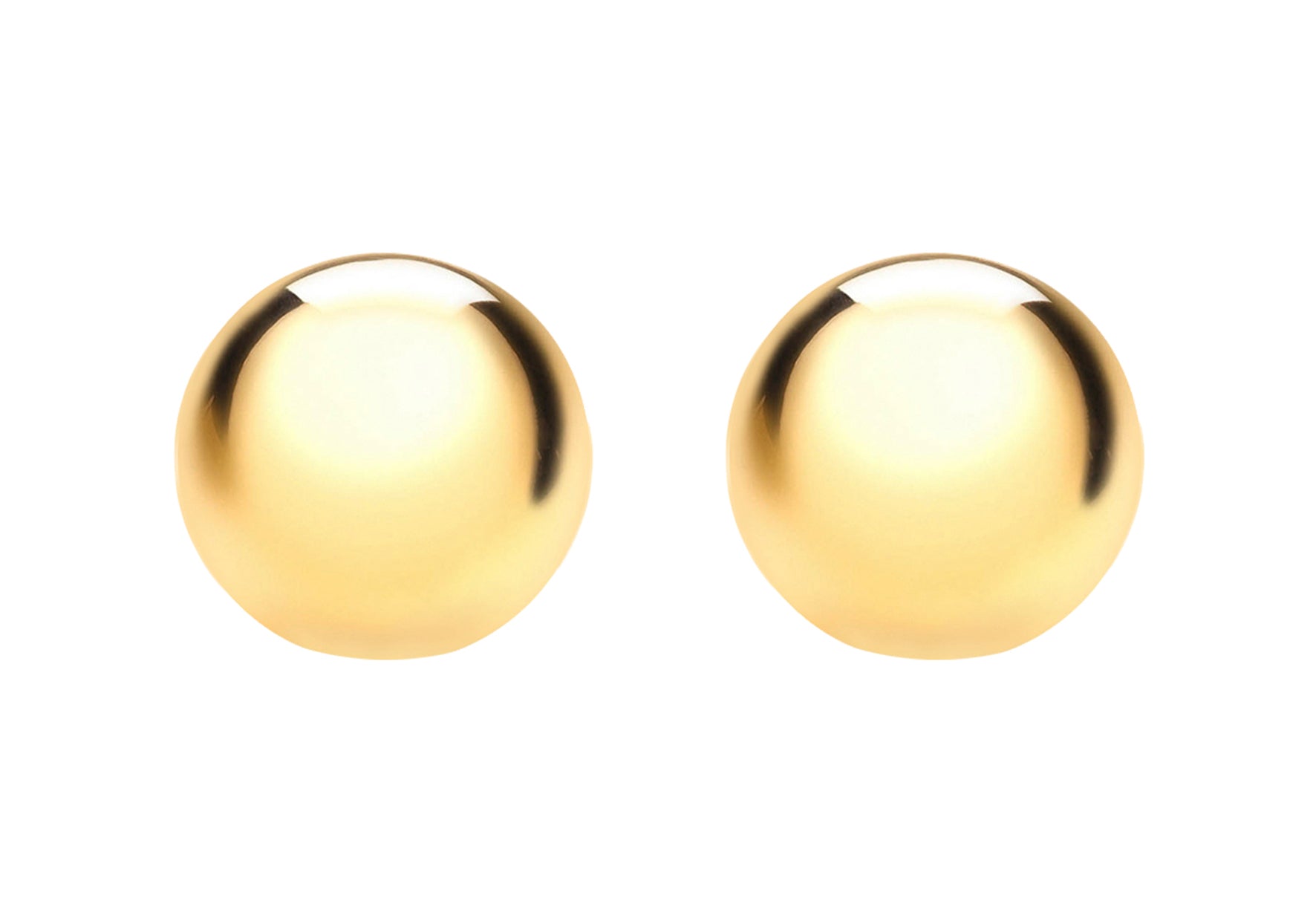 cSILVER GP 8MM BEAD STUD E/R