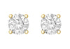 cSILVER GPS 5MM WZirconia  RND STUD ER