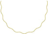 9ct Yellow Gold Flat Wave Omega Chain