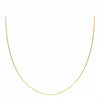 Explore a mini ultra-slim round snake chain in polished 9ct yellow gold. A delicate, fluid necklace with understated shine for wearing alone or layering.
