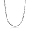 9ct White Gold 100 Round Belcher Chain
