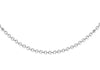 Sterling Silver Diamond-Cut Ball Chain Necklace