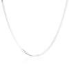 Sterling Silver Flat Snake Chain