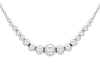 Sterling Silver Graduated Bead Necklace