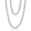 Sterling Silver 150 Diamond Cut Curb Chain