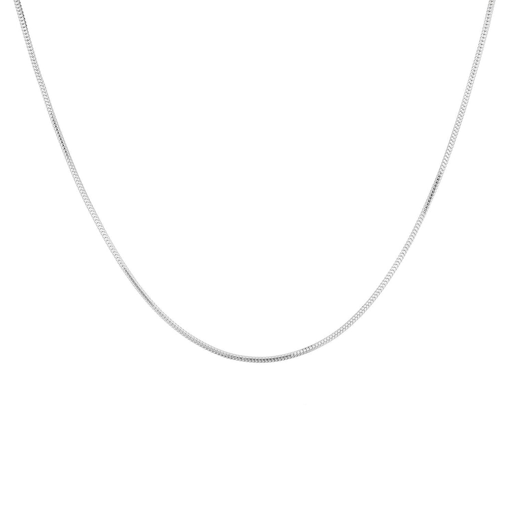 Platinum 30 Round Snake Chain