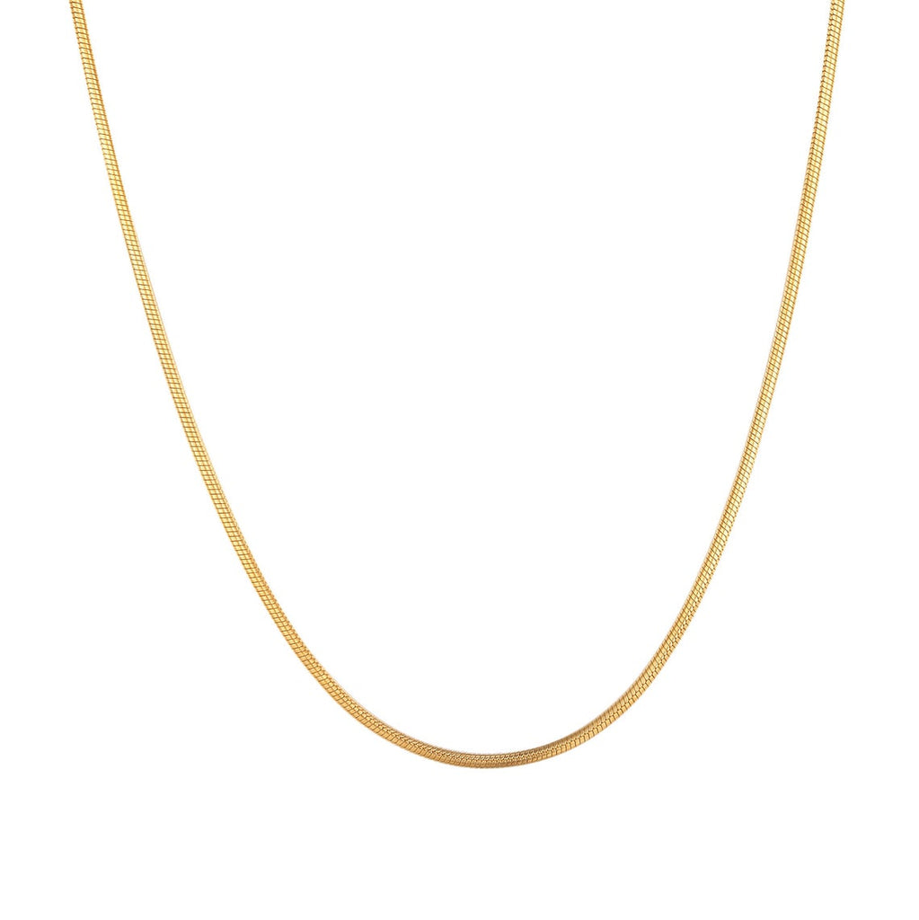 9ct Yellow Gold 50 Round Snake Chain