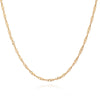 9ct Yellow Gold 20 Diamond Cut Twist Curb Chain